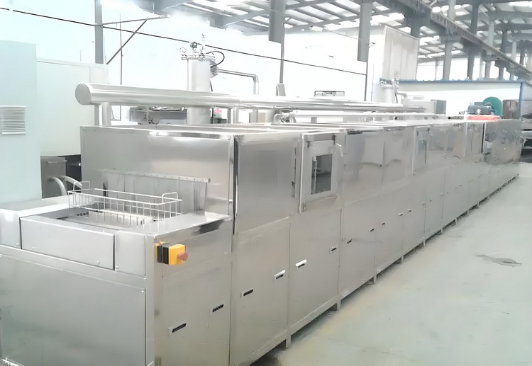 塑胶制品通过式喷淋清洗机