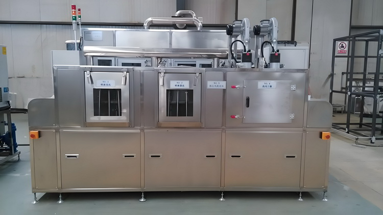 通过式喷淋清洗机（Tray盘）的清洗